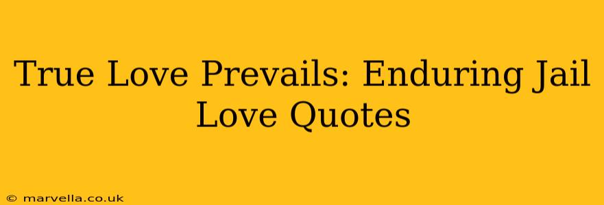 True Love Prevails: Enduring Jail Love Quotes